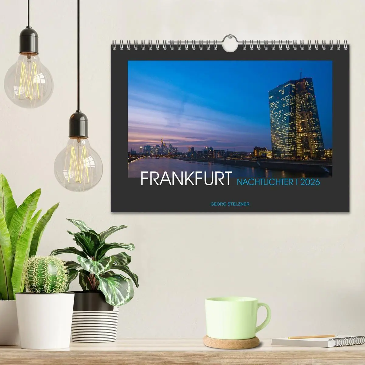 Bild: 9783457995280 | FRANKFURT - Nachtlichter 2026 (Wandkalender 2026 DIN A4 quer),...