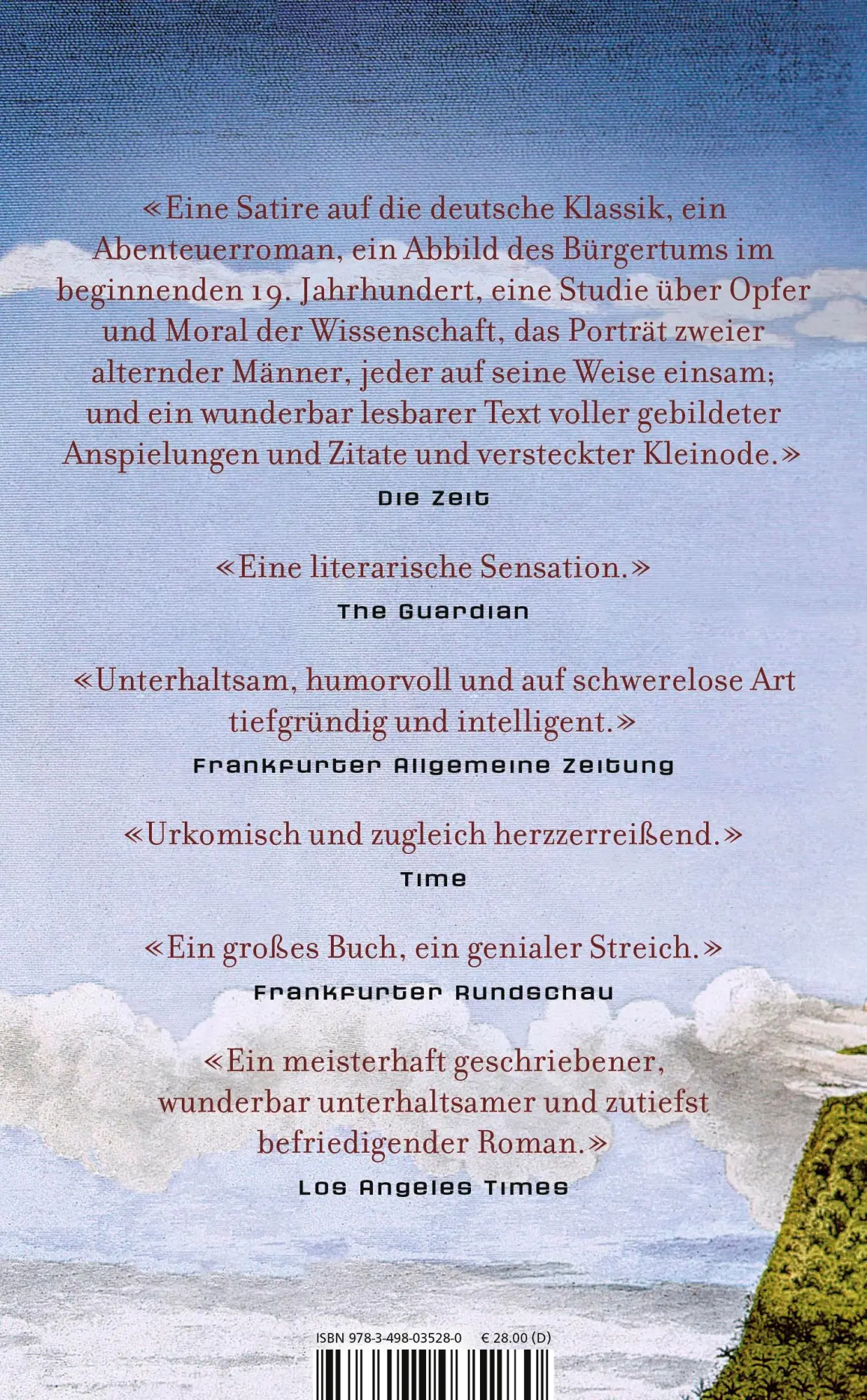 Rückseite: 9783498035280 | Die Vermessung der Welt | Daniel Kehlmann | Buch | 304 S. | Deutsch