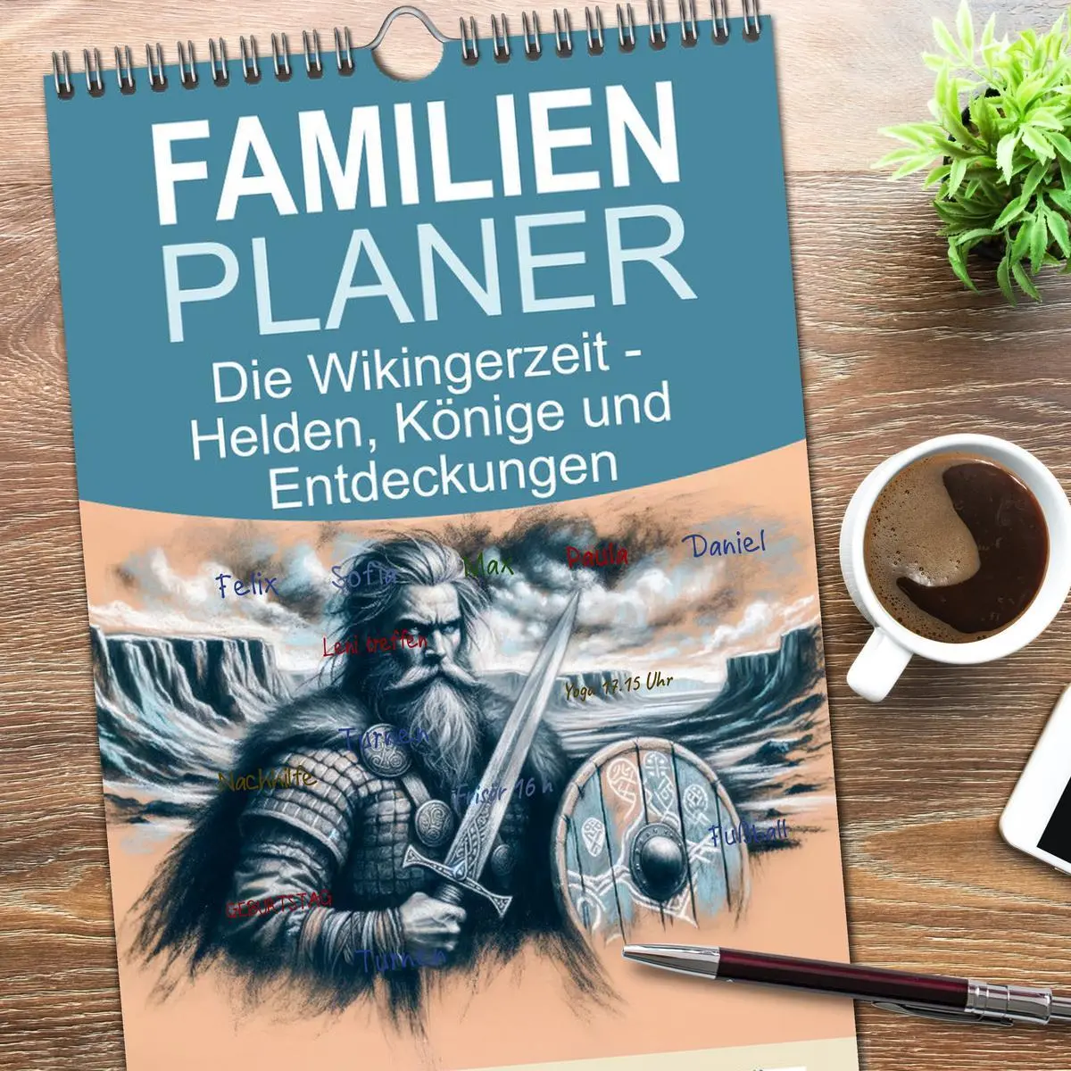 Bild: 9783516605280 | Familienplaner 2026 - Die Wikingerzeit - Helden, Könige und...