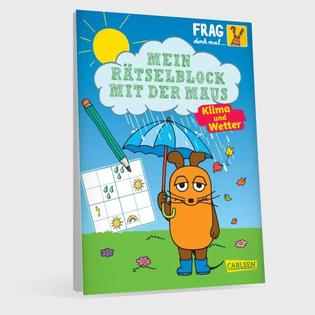 Bild: 9783551255280 | Frag doch mal ... die Maus: Mein Rätselblock mit der Maus - Klima...