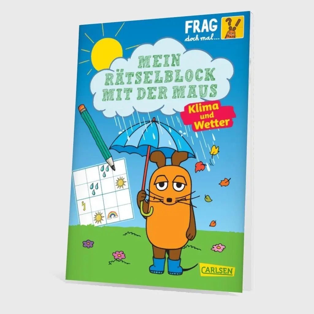 Bild: 9783551255280 | Frag doch mal ... die Maus: Mein Rätselblock mit der Maus - Klima...