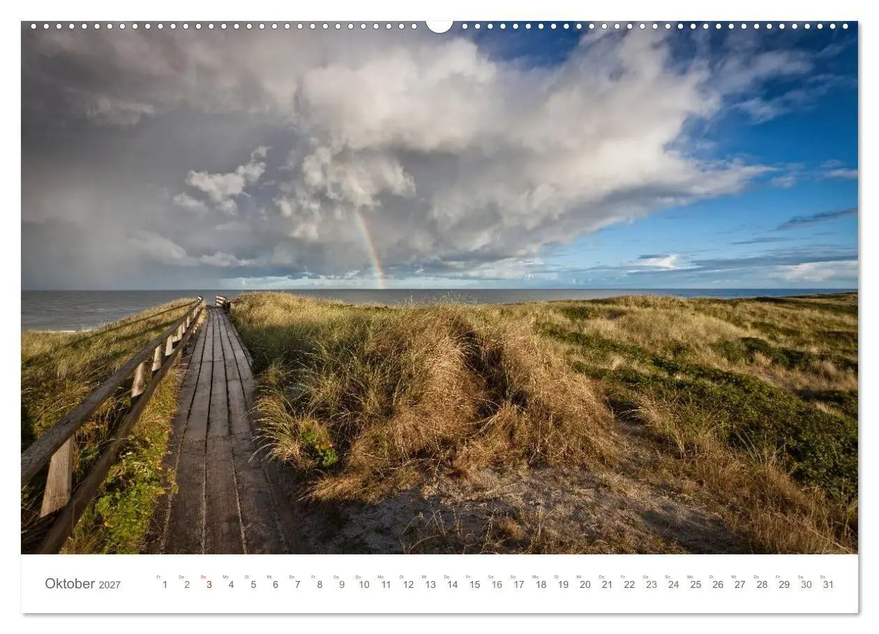 Bild: 9783594135280 | Stege &amp; Wege auf Sylt (Wandkalender 2027 DIN A2 quer), CALVENDO...
