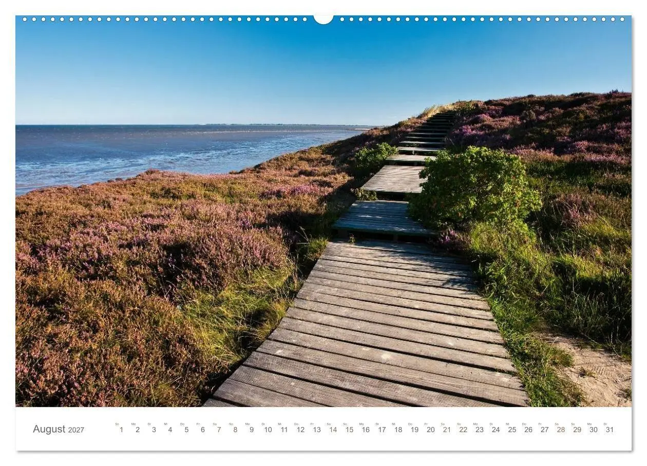 Bild: 9783594135280 | Stege &amp; Wege auf Sylt (Wandkalender 2027 DIN A2 quer), CALVENDO...