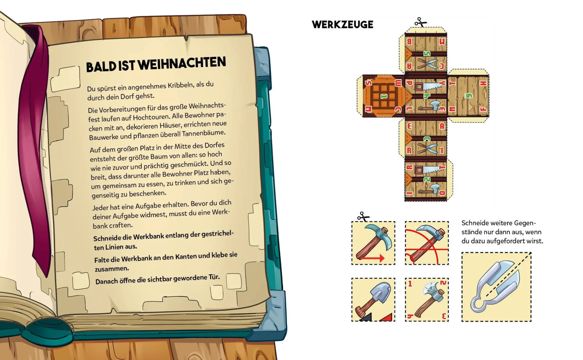 Bild: 9783745915280 | Escape-Adventskalender für Minecrafter: Der Angriff des Winter-Withers