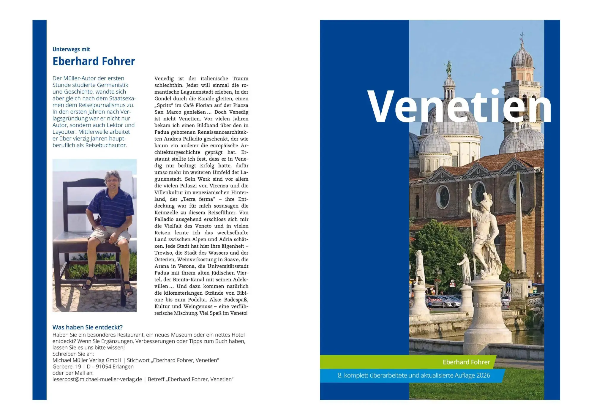 Bild: 9783966855280 | MICHAEL MÜLLER Reiseführer Venetien | Eberhard Fohrer | Taschenbuch