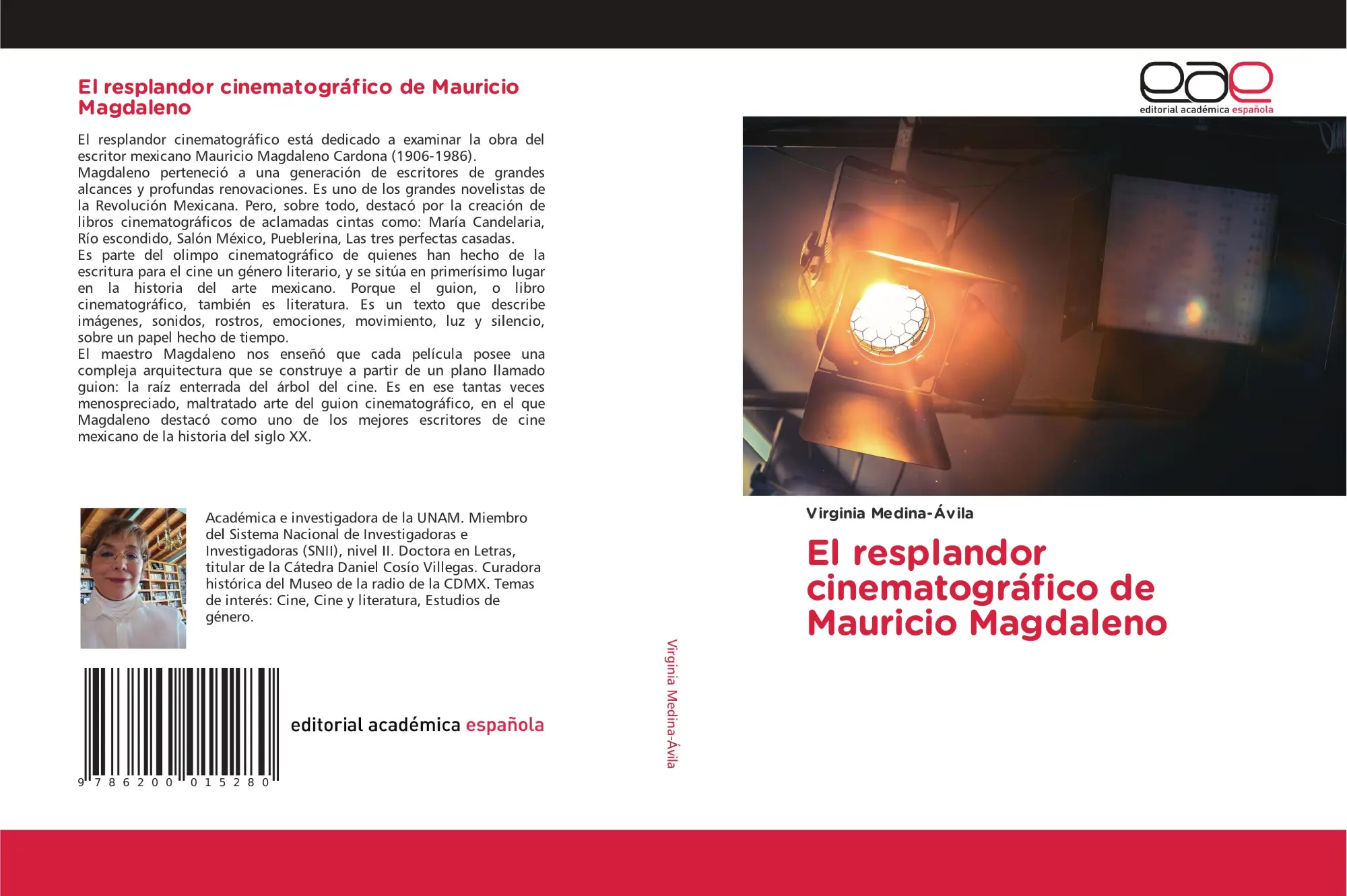 Cover: 9786200015280 | El resplandor cinematográfico de Mauricio Magdaleno | Medina-Ávila