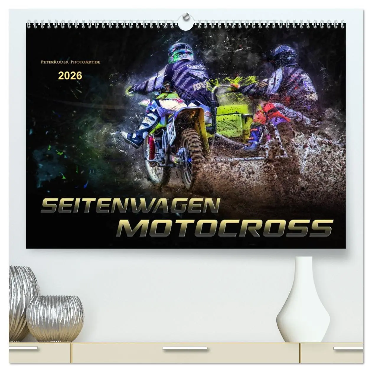 Cover: 9783457745380 | Seitenwagen Motocross (hochwertiger Premium Wandkalender 2026 DIN...
