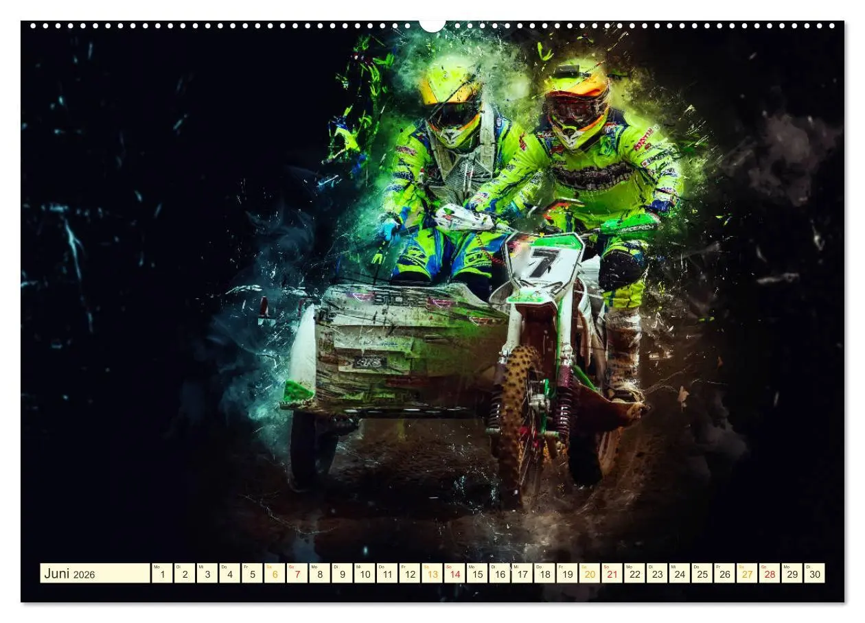Bild: 9783457745380 | Seitenwagen Motocross (hochwertiger Premium Wandkalender 2026 DIN...