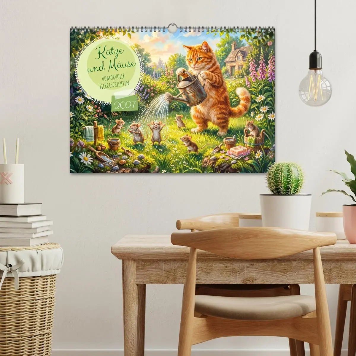 Bild: 9783594365380 | Katze und Mäuse - Humorvolle Tiergeschichten (Wandkalender 2027 DIN...