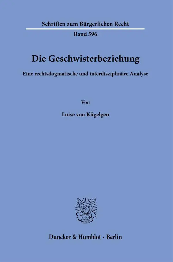 Die Geschwisterbeziehung