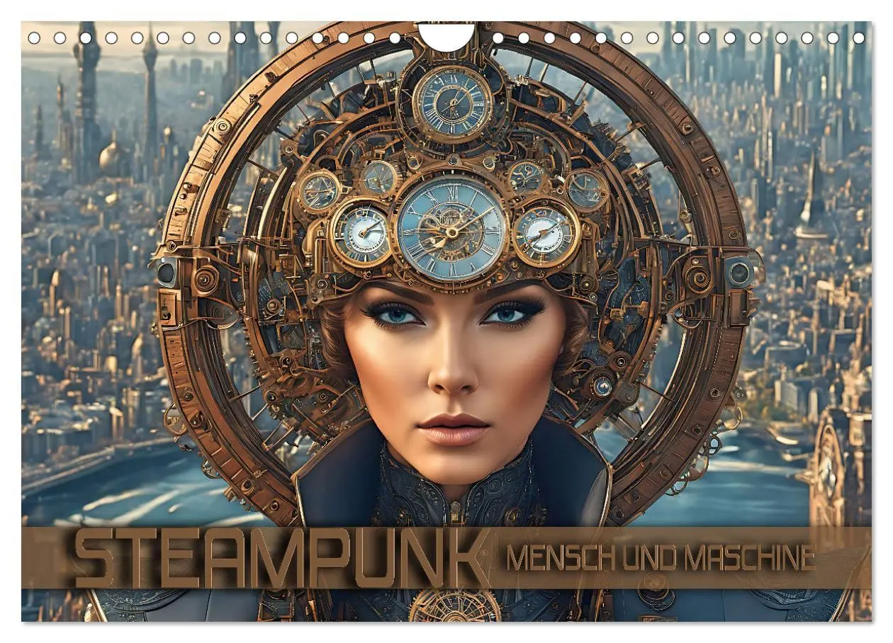 Cover: 9783457355480 | Steampunk - Mensch und Maschine (Wandkalender 2026 DIN A4 quer),...