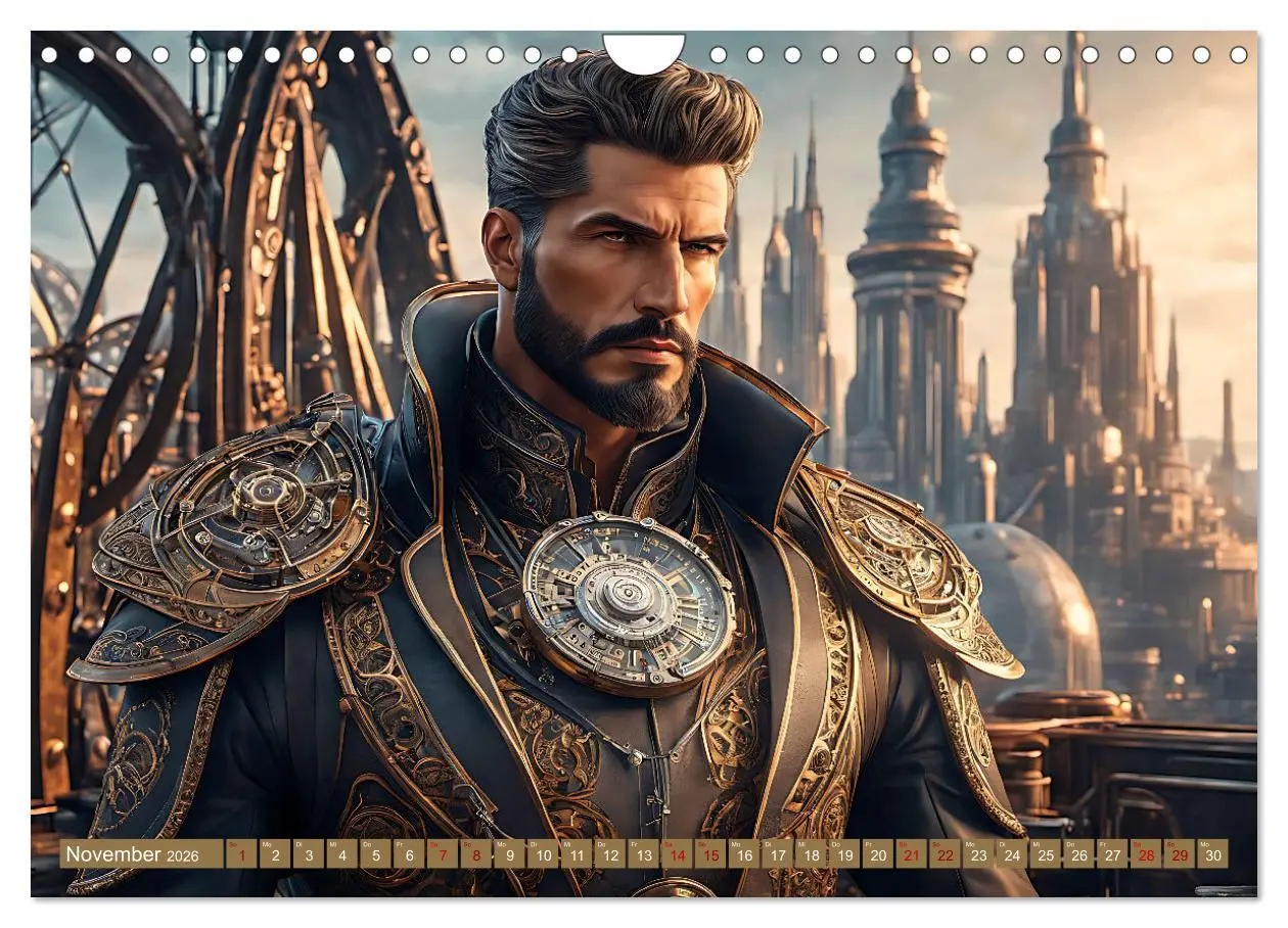 Bild: 9783457355480 | Steampunk - Mensch und Maschine (Wandkalender 2026 DIN A4 quer),...