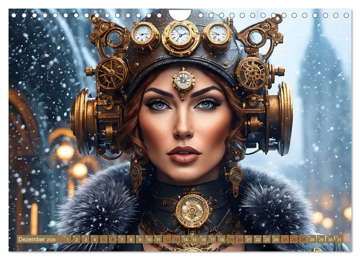 Bild: 9783457355480 | Steampunk - Mensch und Maschine (Wandkalender 2026 DIN A4 quer),...
