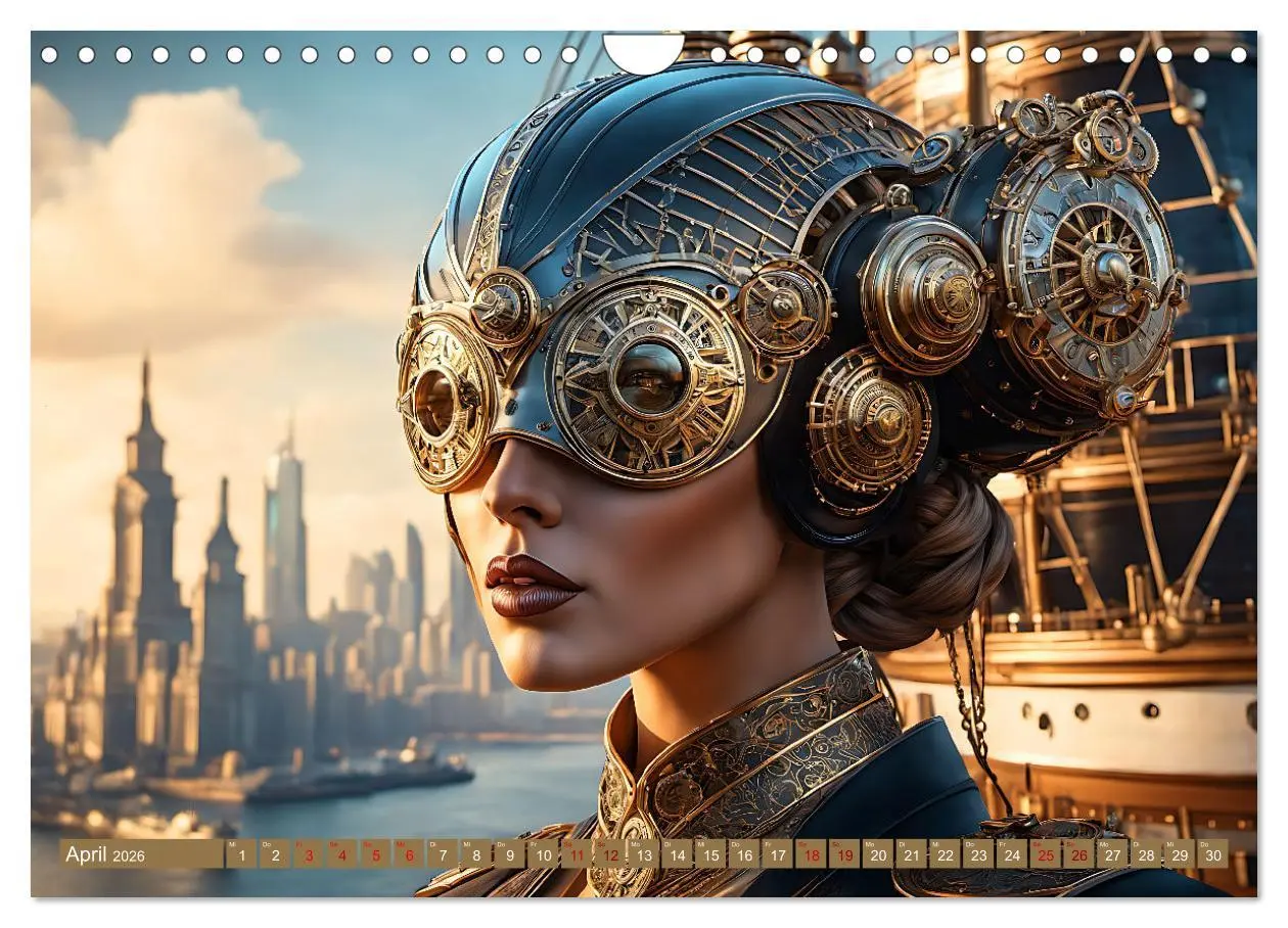 Bild: 9783457355480 | Steampunk - Mensch und Maschine (Wandkalender 2026 DIN A4 quer),...