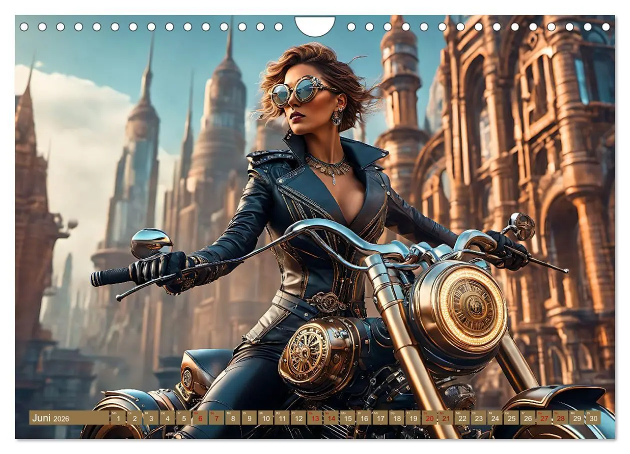 Bild: 9783457355480 | Steampunk - Mensch und Maschine (Wandkalender 2026 DIN A4 quer),...