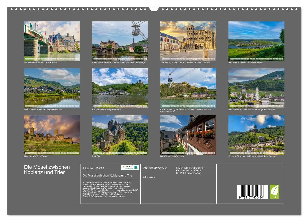 Bild: 9783457425480 | Die Mosel zwischen Koblenz und Trier (hochwertiger Premium...