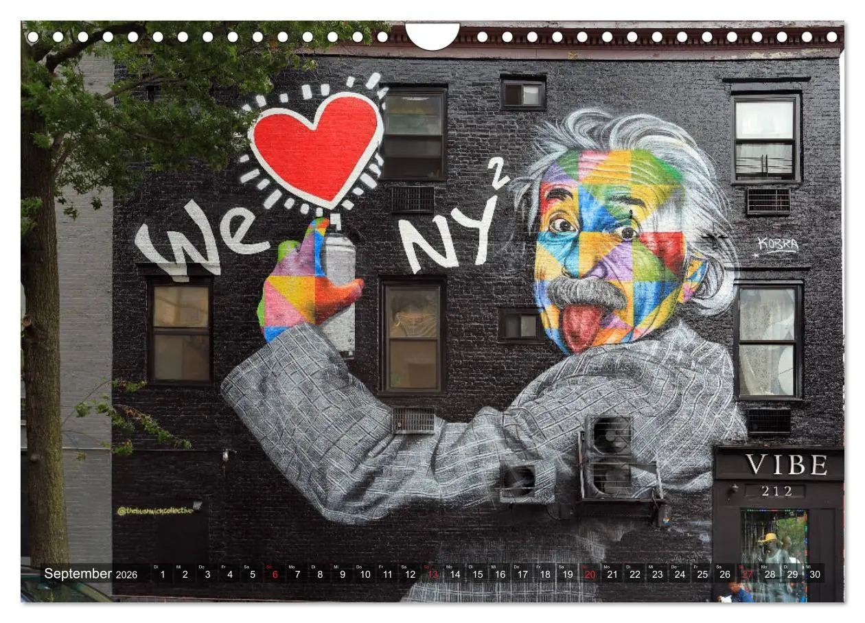 Bild: 9783457735480 | Straßenkunst in New York - Graffiti und Murals (Wandkalender 2026...