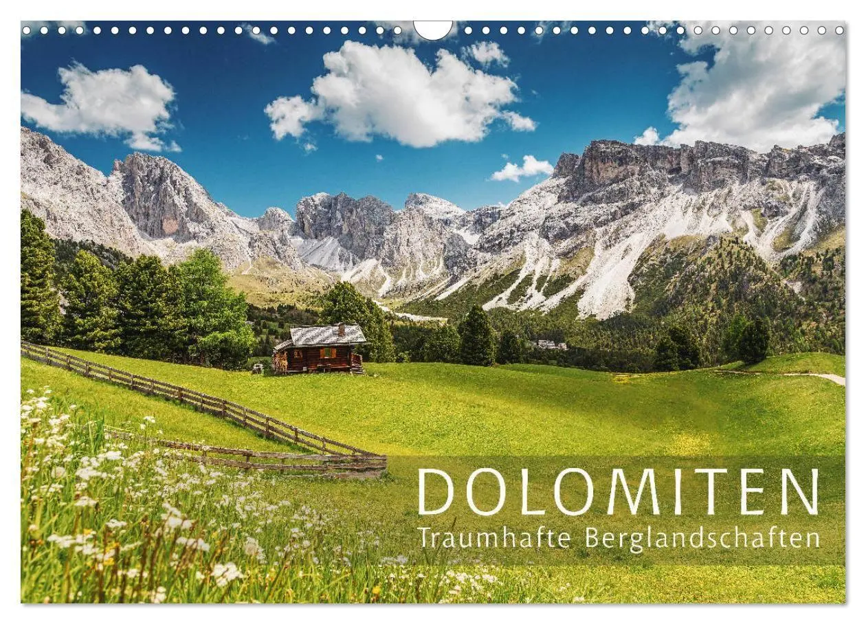 Cover: 9783569605480 | Dolomiten - Traumhafte Berglandschaften (Wandkalender 2027 DIN A3...