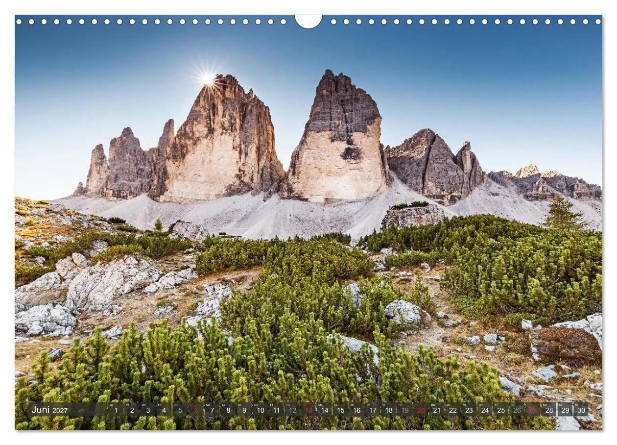 Bild: 9783569605480 | Dolomiten - Traumhafte Berglandschaften (Wandkalender 2027 DIN A3...