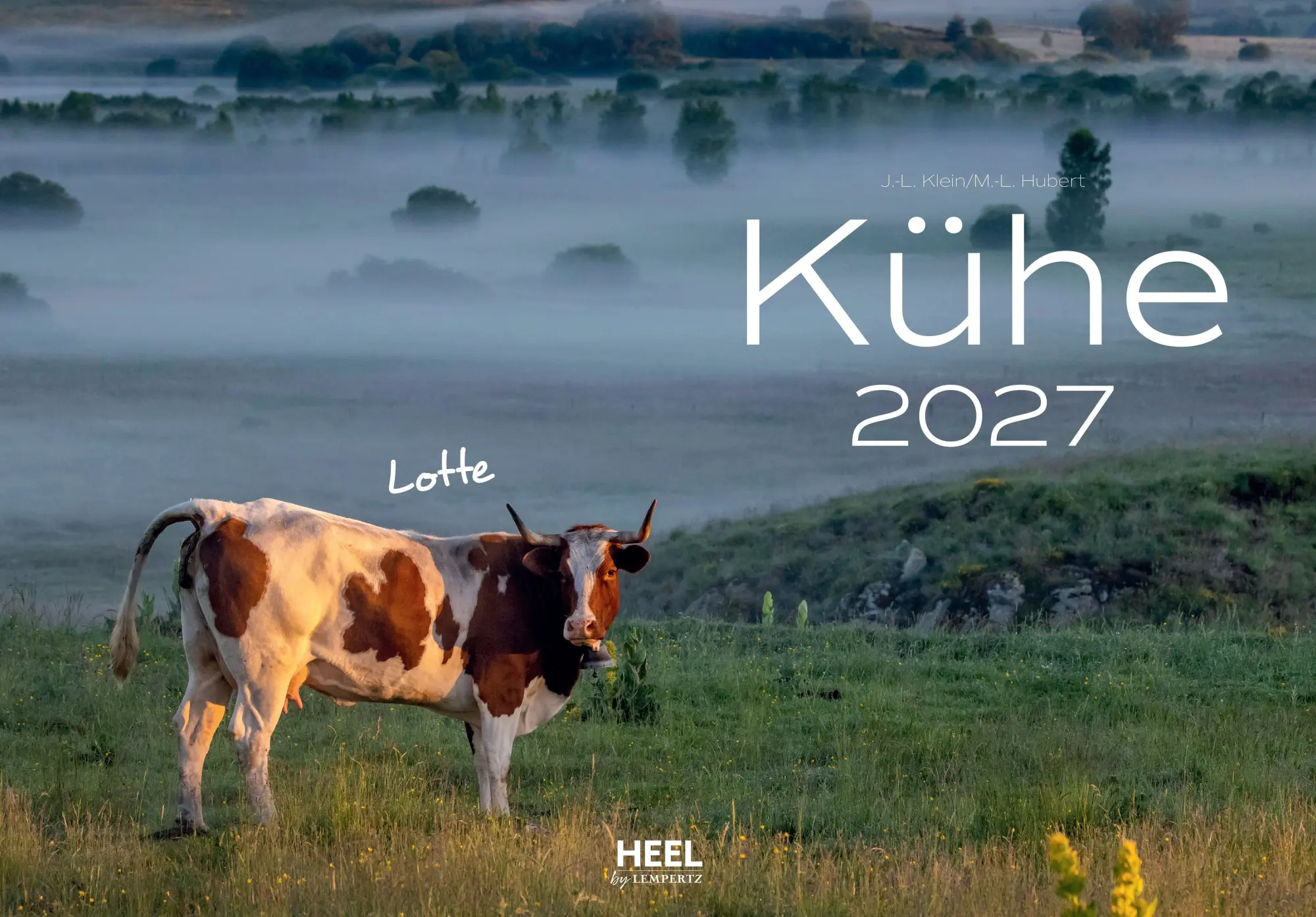 Cover: 9783960585480 | Kühe Kalender 2027 Wandkalender | J. -L. Hubert Klein | Kalender