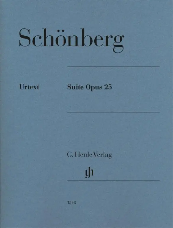 Cover: 9790201815480 | Suite Opus 25 | Besetzung: Klavier zu zwei Händen | Arnold Schönberg