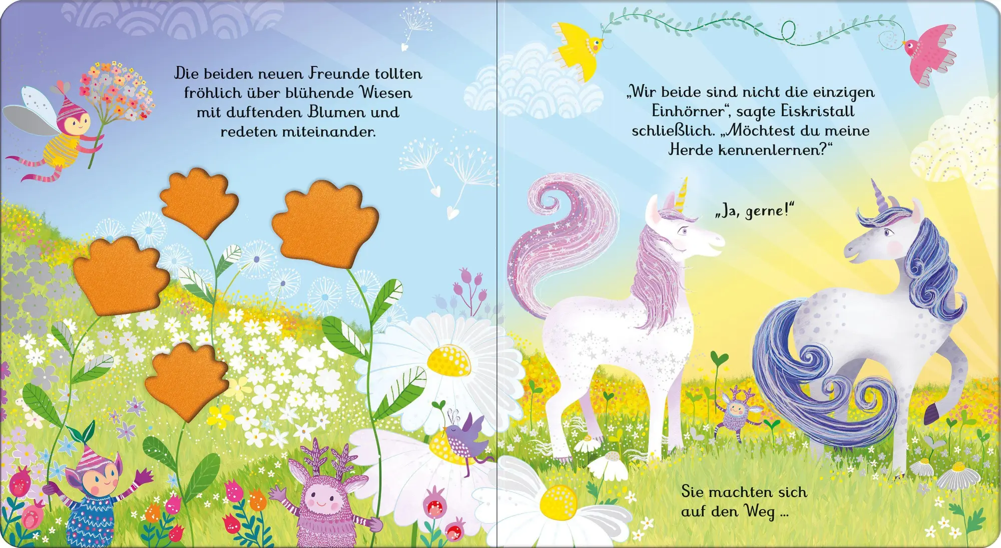 Bild: 9781035705580 | Mein glitzerndes Fühlbuch: Das Einhorn | Anna Milbourne | Buch | 10 S.