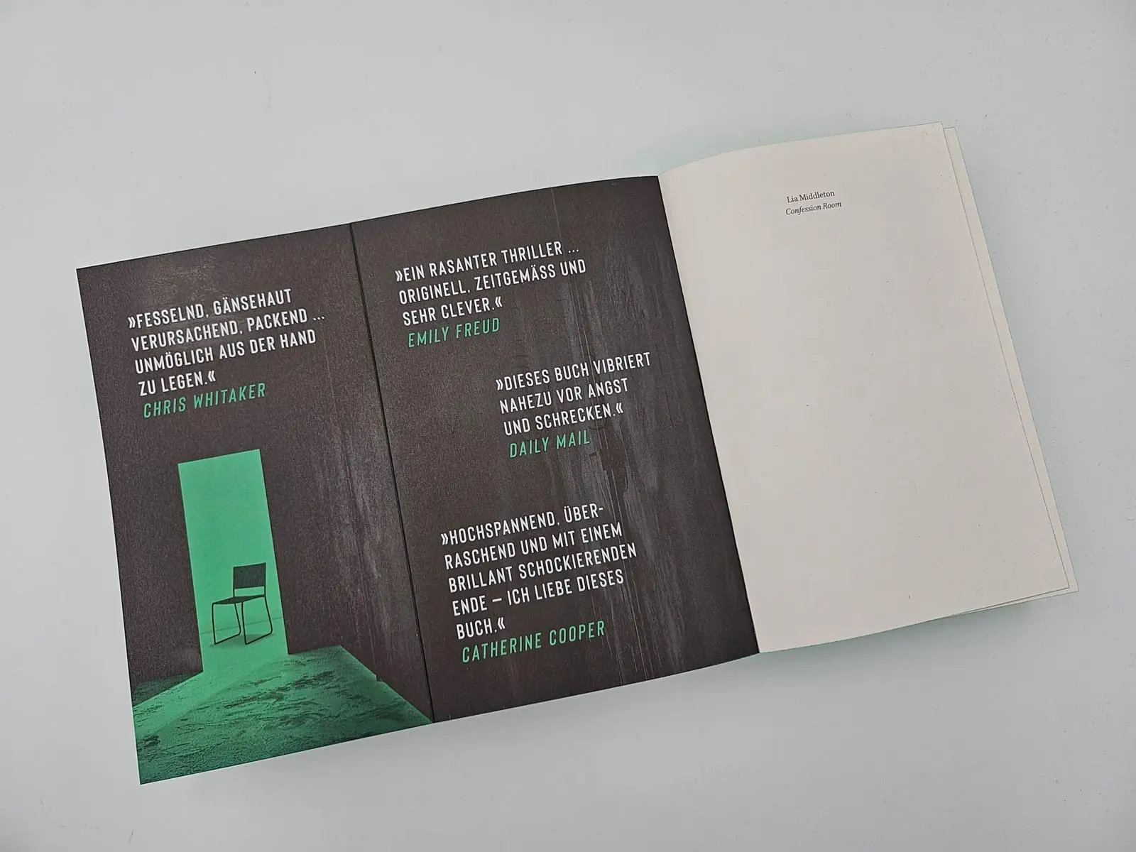 Bild: 9783492065580 | Confession Room | Lia Middleton | Taschenbuch | 400 S. | Deutsch