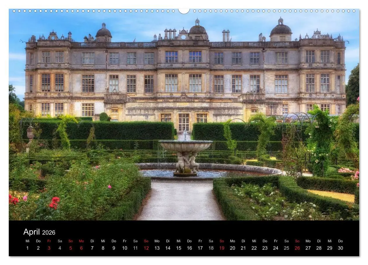 Bild: 9783516125580 | Englische Herrenhäuser (hochwertiger Premium Wandkalender 2026 DIN...