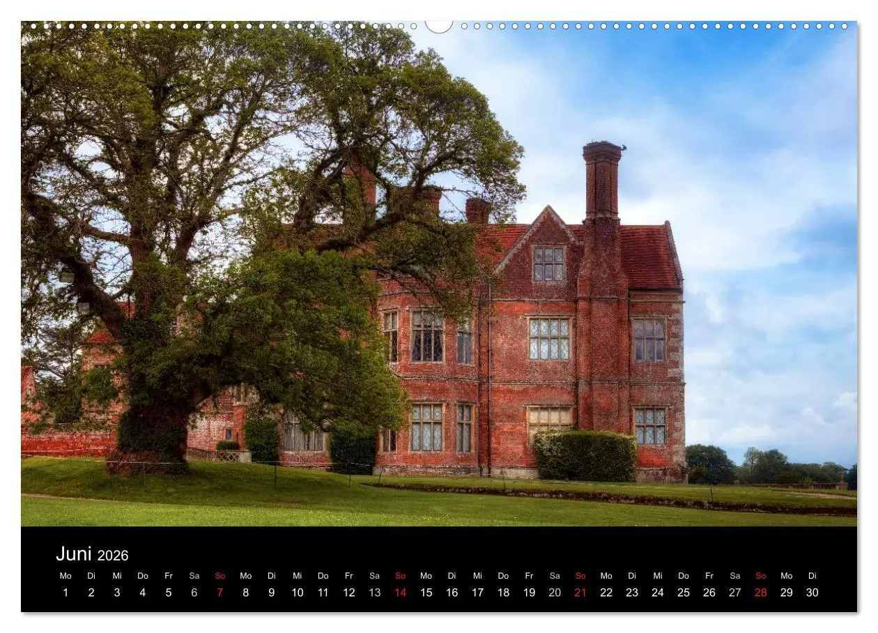 Bild: 9783516125580 | Englische Herrenhäuser (hochwertiger Premium Wandkalender 2026 DIN...