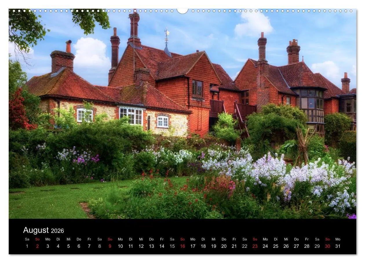 Bild: 9783516125580 | Englische Herrenhäuser (hochwertiger Premium Wandkalender 2026 DIN...