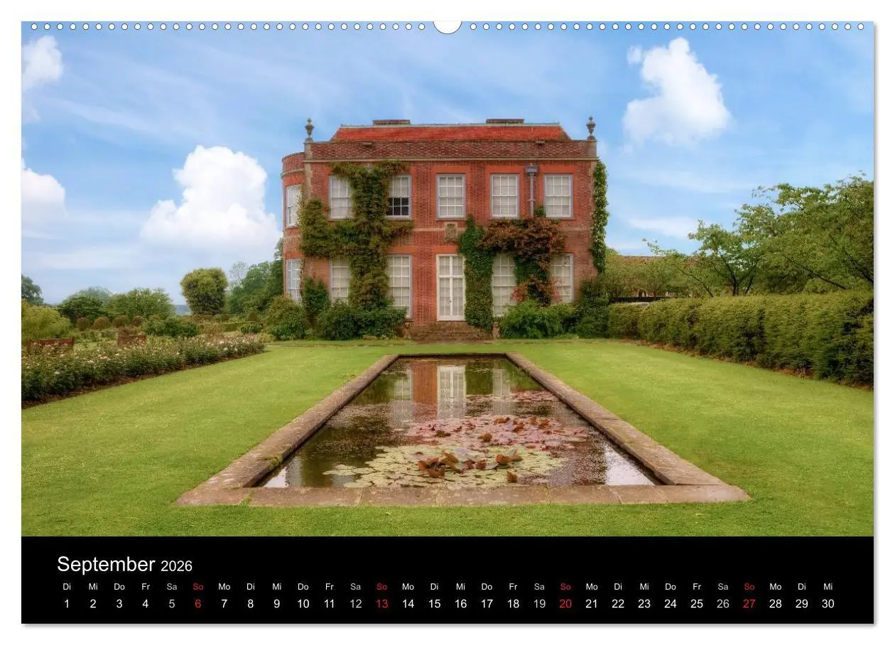 Bild: 9783516125580 | Englische Herrenhäuser (hochwertiger Premium Wandkalender 2026 DIN...