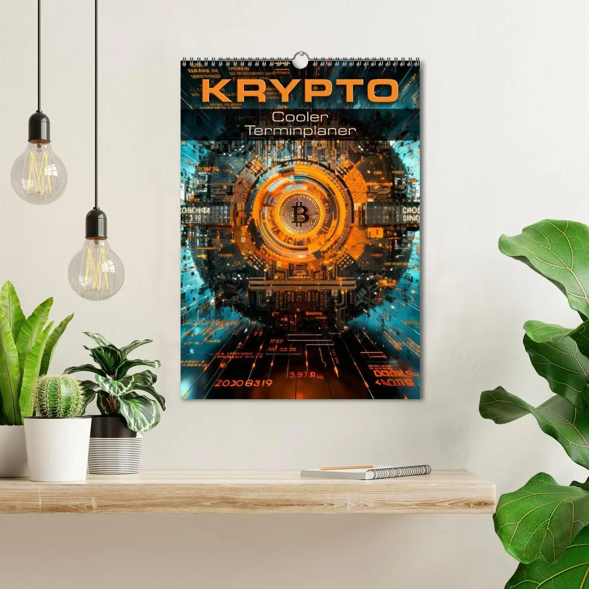 Bild: 9783516295580 | KRYPTO Cooler Terminplaner (Wandkalender 2026 DIN A3 hoch),...