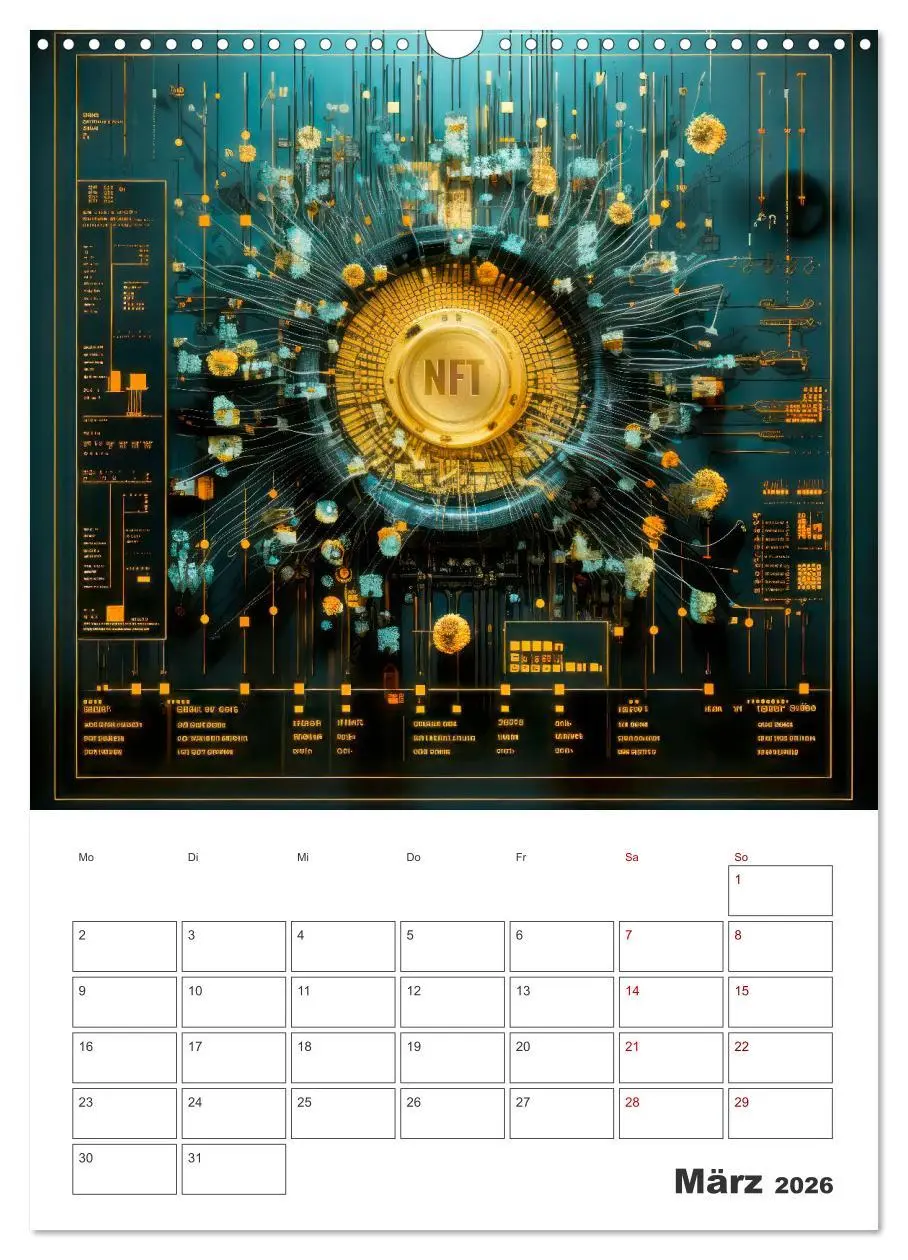 Bild: 9783516295580 | KRYPTO Cooler Terminplaner (Wandkalender 2026 DIN A3 hoch),...