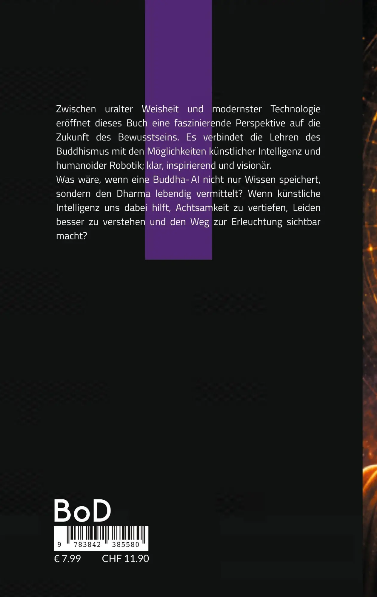 Rückseite: 9783842385580 | Der AI Buddha-Code | Erleuchtung im Zeitalter der KI | Bellmann | Buch