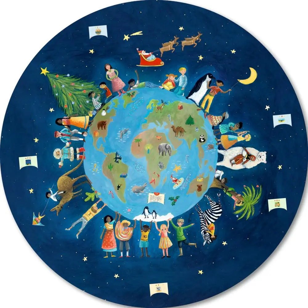 Cover: 4050003725680 | Zettelkalender Weihnachten bei den Kindern der Welt | Touzé | Kalender
