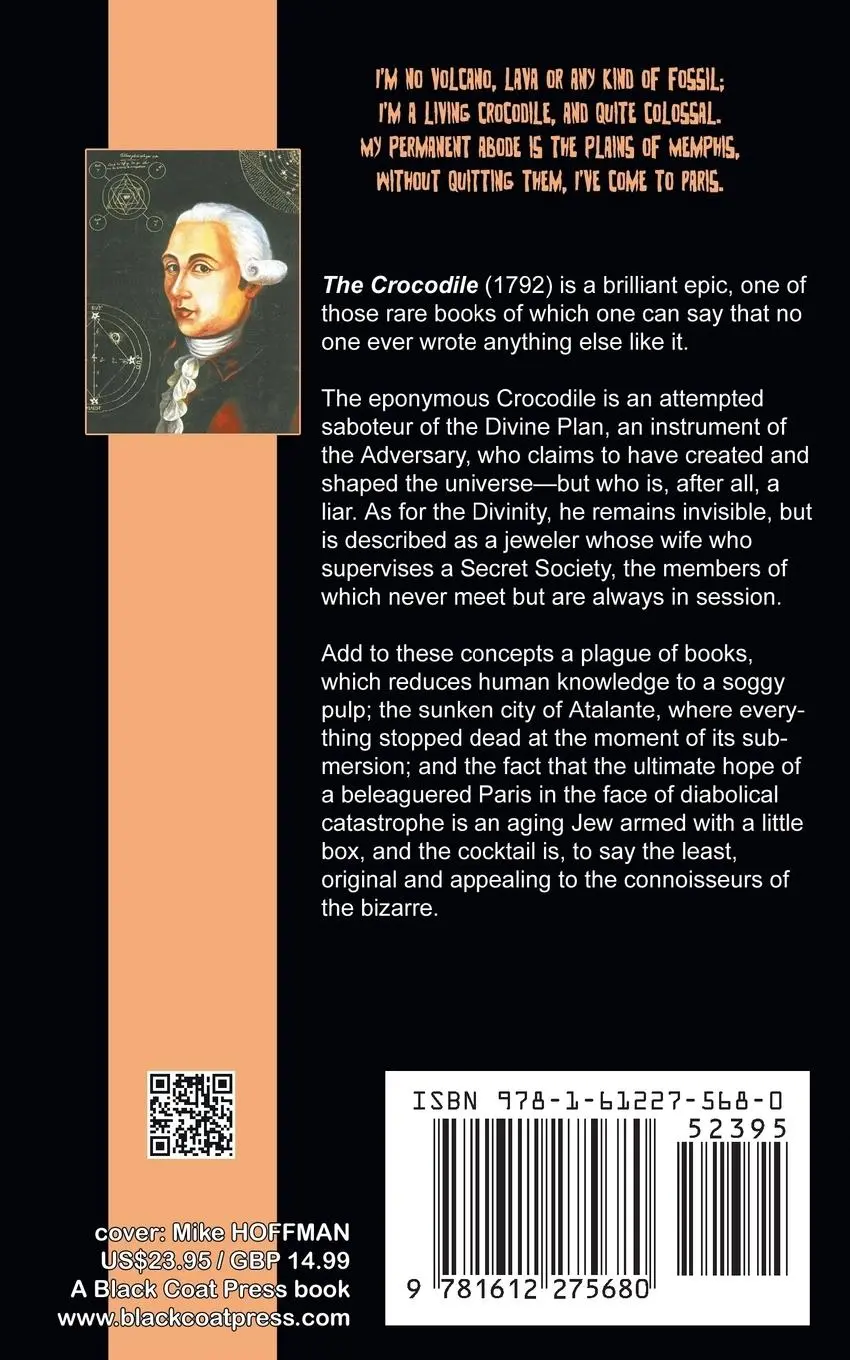 Rückseite: 9781612275680 | The Crocodile, or The War Between Good and Evil | Saint-Martin | Buch