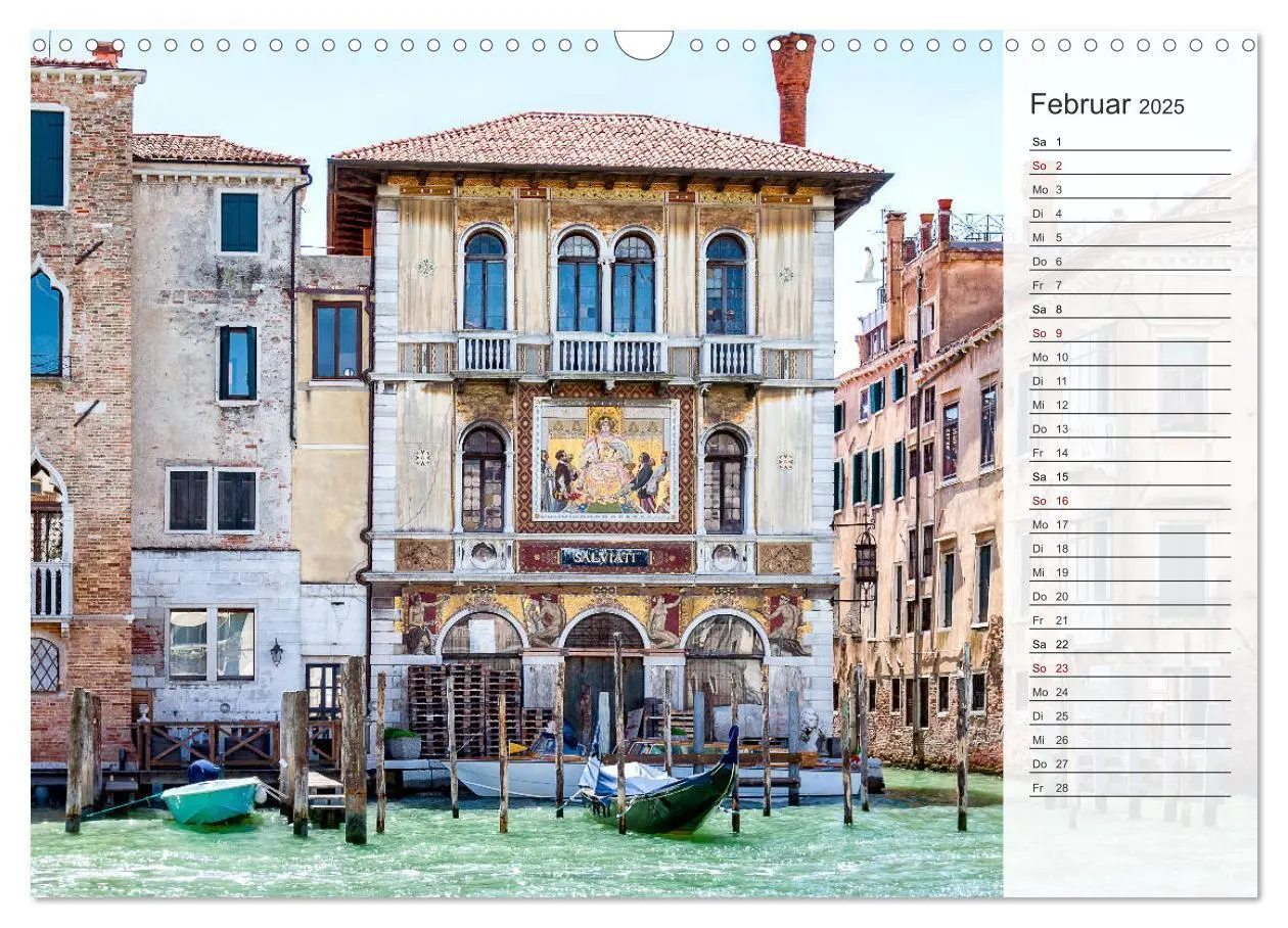 Bild: 9783435315680 | Venedig - Stille Momente (Wandkalender 2025 DIN A3 quer), CALVENDO...