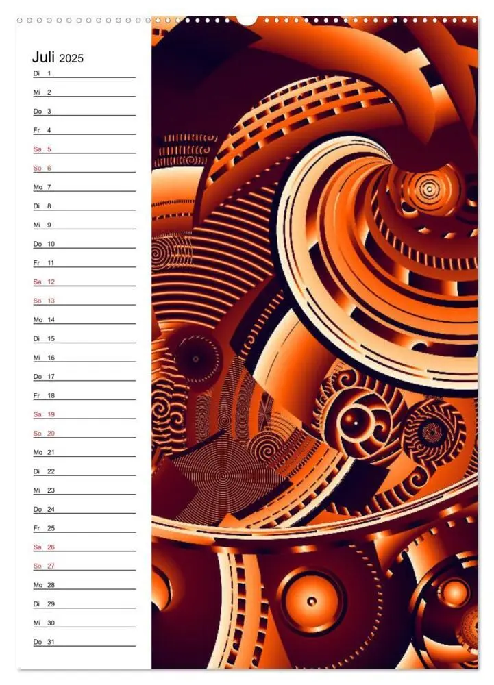 Bild: 9783435935680 | Geometrische Raumeindrücke Planer (Wandkalender 2025 DIN A2 hoch),...