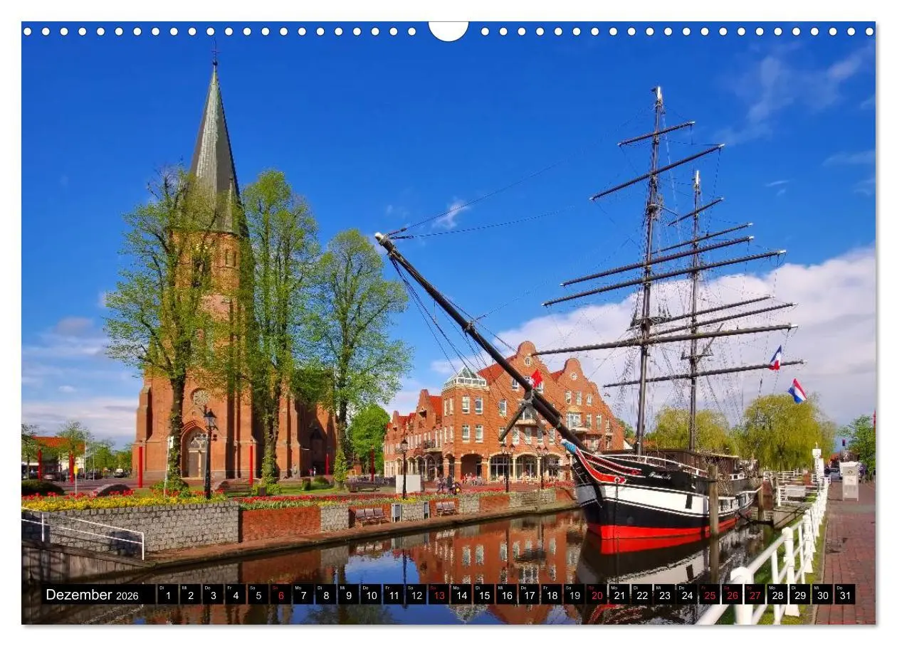 Bild: 9783516115680 | Papenburg und das Rheiderland (Wandkalender 2026 DIN A3 quer),...