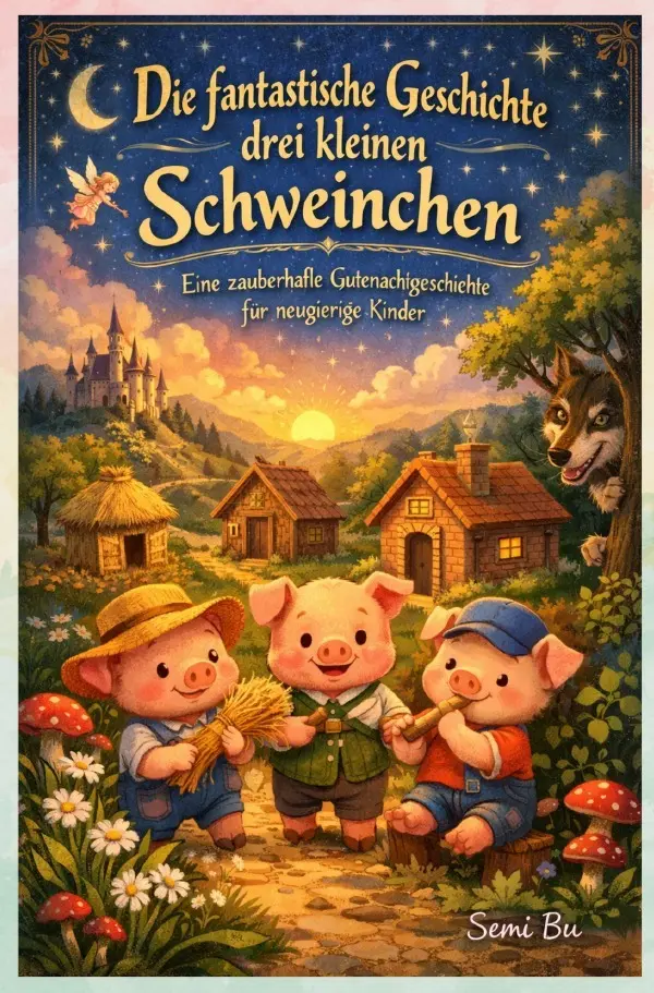 Cover: 9783565315680 | Die fantastische Geschichte der drei kleinen Schweinchen | Semi Bu