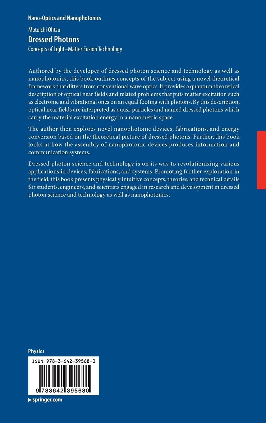 Rückseite: 9783642395680 | Dressed Photons | Concepts of Light-Matter Fusion Technology | Ohtsu