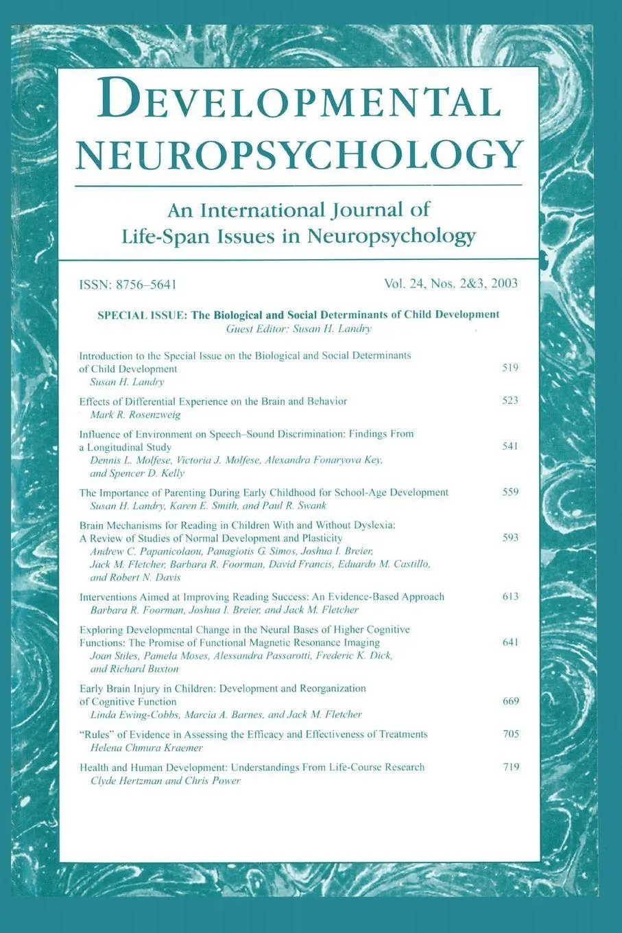 Cover: 9780805895780 | The Biological and Social Determinants of Child Development | Landry