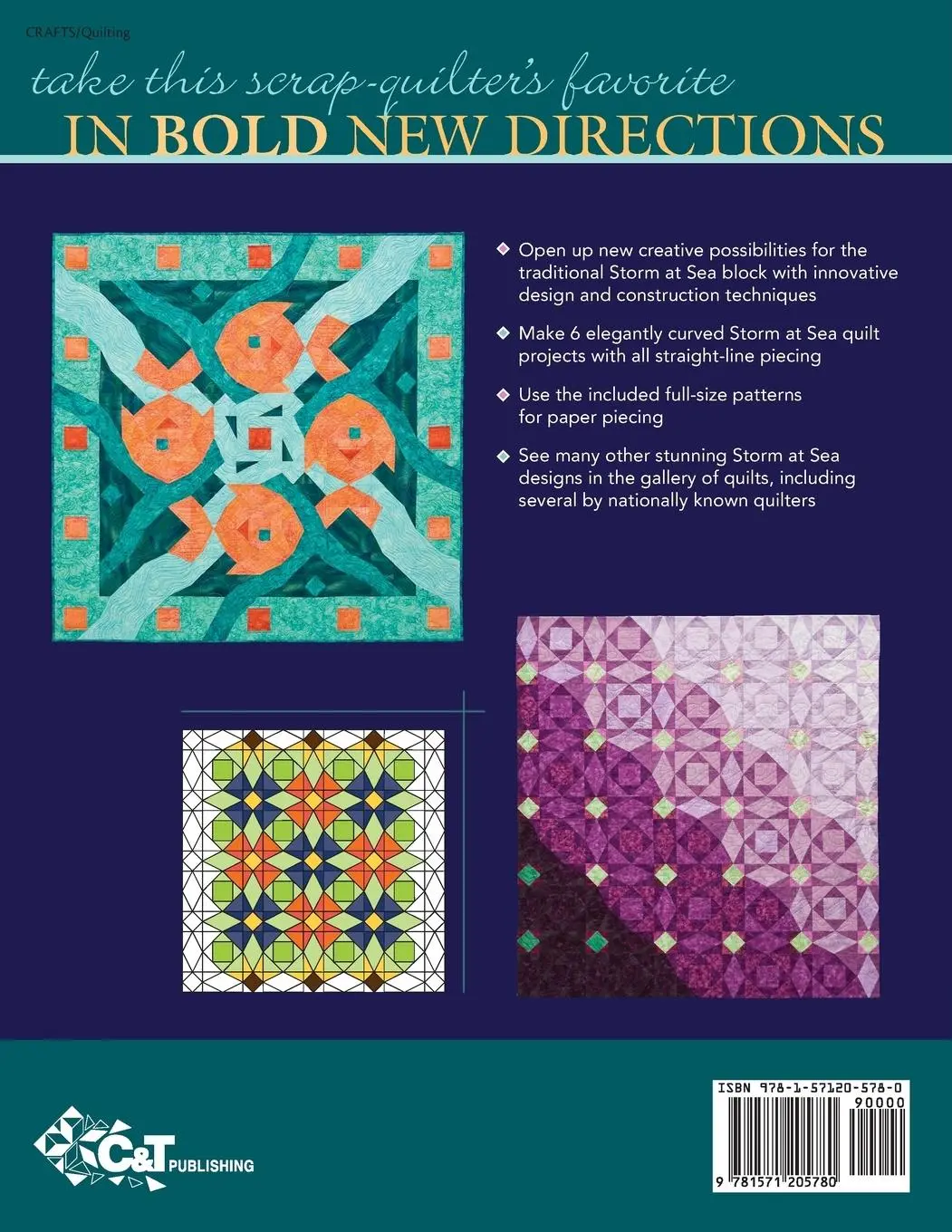 Rückseite: 9781571205780 | A New Light on Storm at Sea Quilts - Print-On-Demand Edition | Mathson