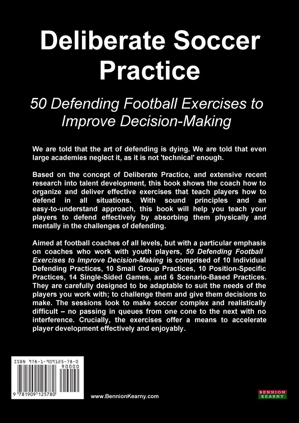 Rückseite: 9781909125780 | Deliberate Soccer Practice | Ray Power | Taschenbuch | Englisch | 2016