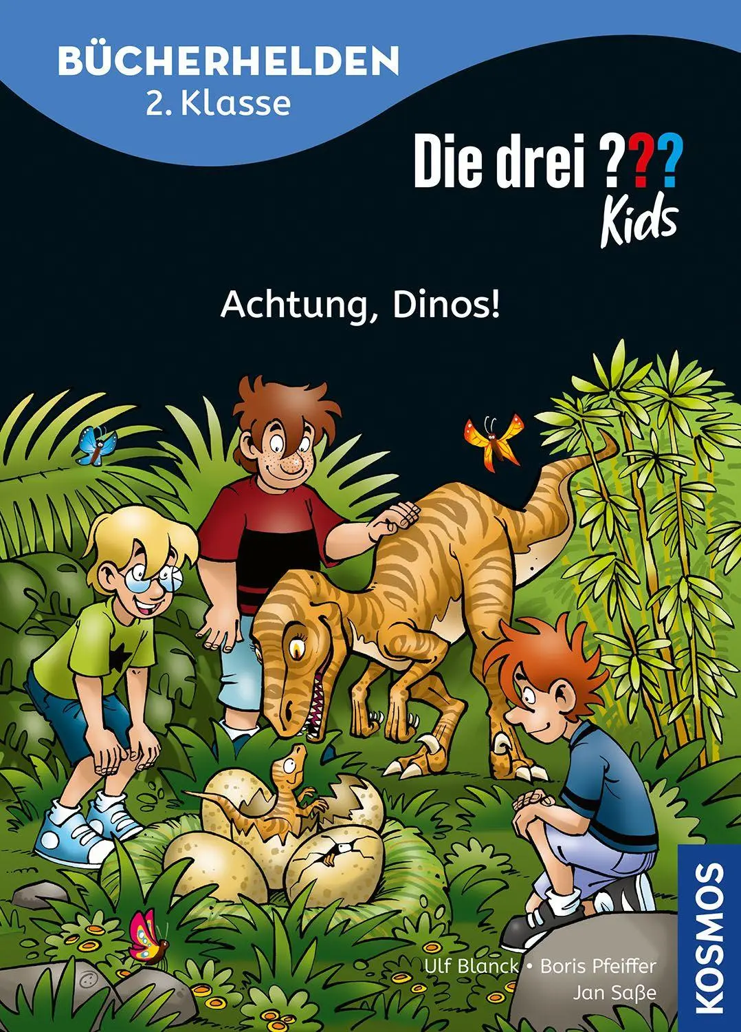 Cover: 9783440185780 | Die drei ??? Kids, Bücherhelden 2. Klasse, Achtung, Dinos! | Buch