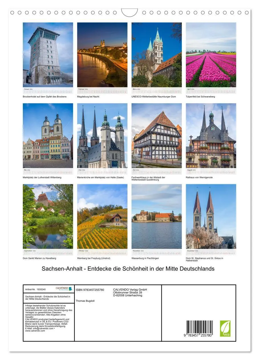Bild: 9783457255780 | Sachsen-Anhalt - Entdecke die Schönheit in der Mitte Deutschlands...