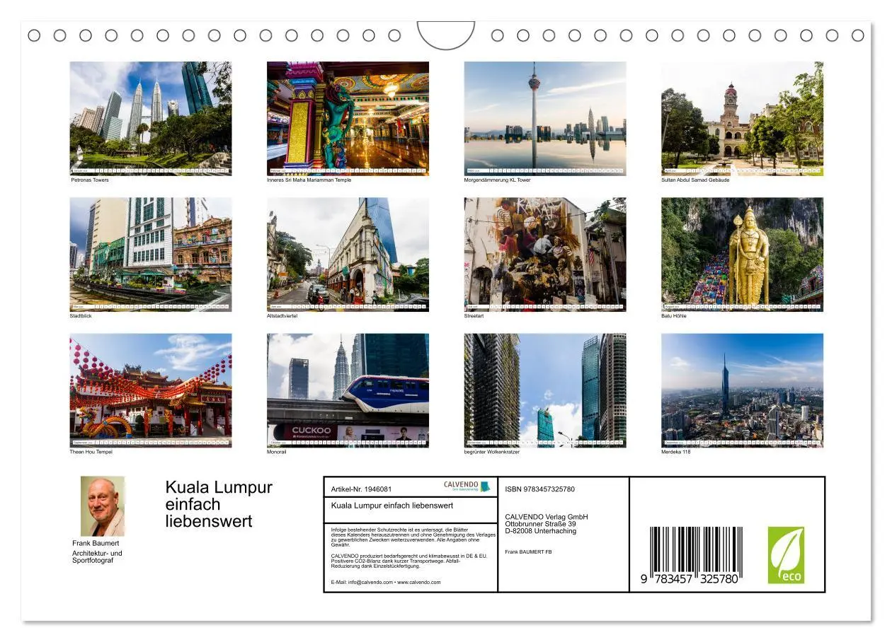 Bild: 9783457325780 | Kuala Lumpur einfach liebenswert (Wandkalender 2026 DIN A4 quer),...