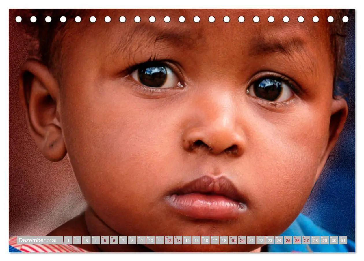 Bild: 9783457705780 | Kinderaugen aus Afrika (Tischkalender 2026 DIN A5 quer), CALVENDO...