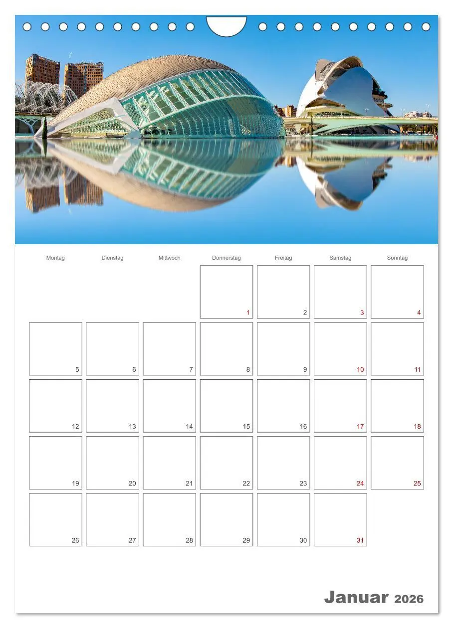 Bild: 9783516345780 | Valencia - Reiseplaner (Wandkalender 2026 DIN A4 hoch), CALVENDO...