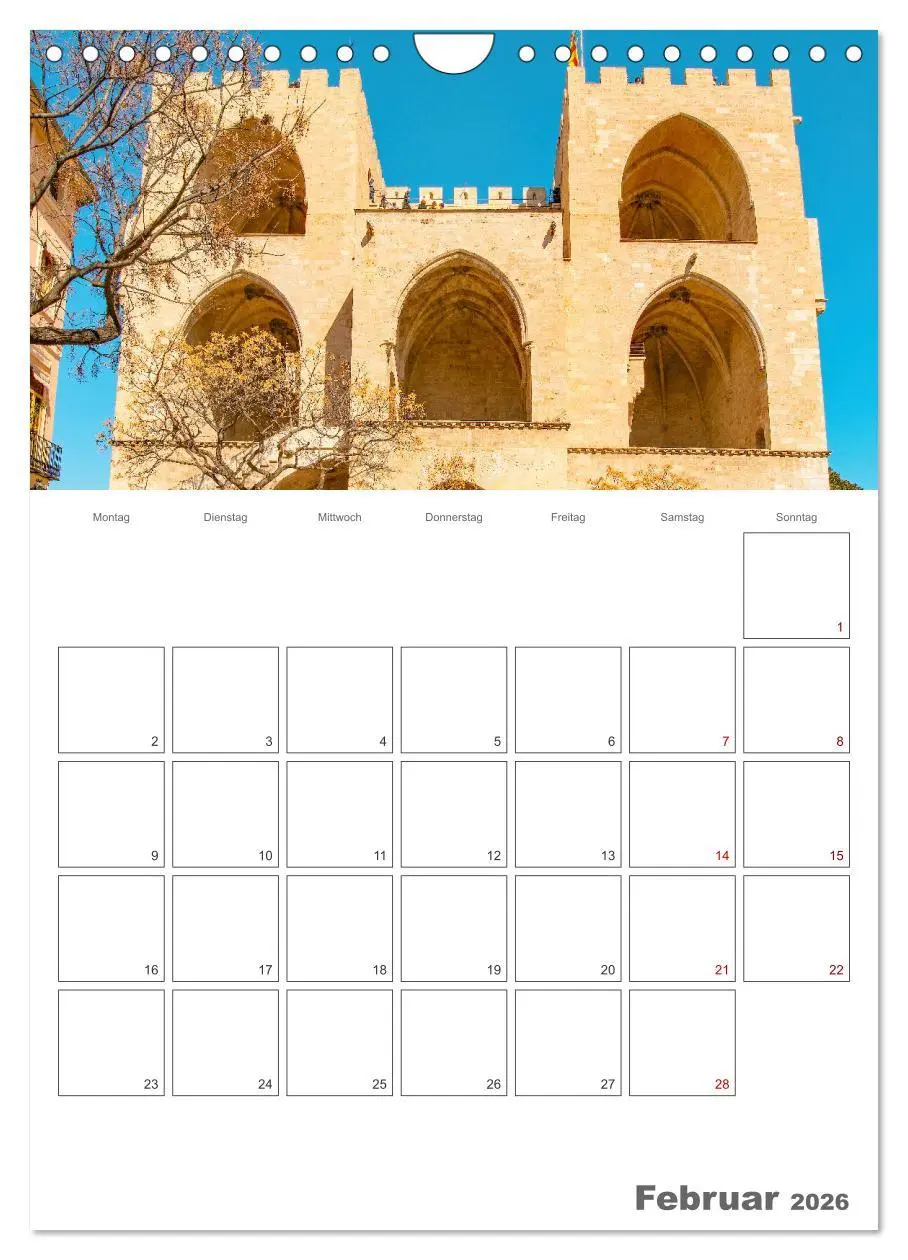 Bild: 9783516345780 | Valencia - Reiseplaner (Wandkalender 2026 DIN A4 hoch), CALVENDO...